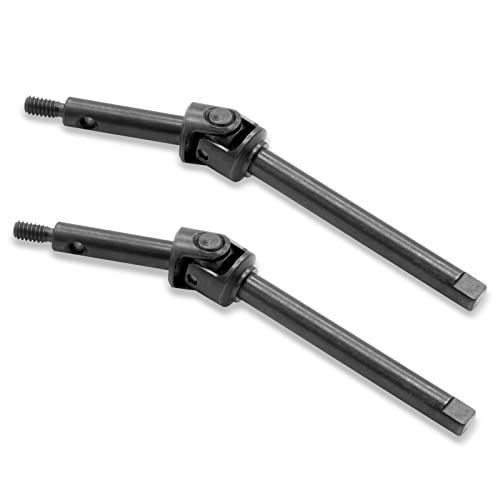 OGUNKE OGRC 2Pcs Steel Front Axle Drive Shaft CVD Set for Axial SCX24 C10/JLU/Bronco/Gladiator/Deadbolt Upgrades Parts (Regular) - Image 1