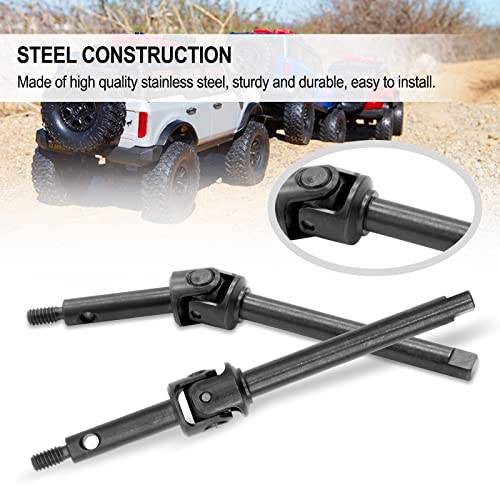 OGUNKE OGRC 2Pcs Steel Front Axle Drive Shaft CVD Set for Axial SCX24 C10/JLU/Bronco/Gladiator/Deadbolt Upgrades Parts (Regular) - Image 5