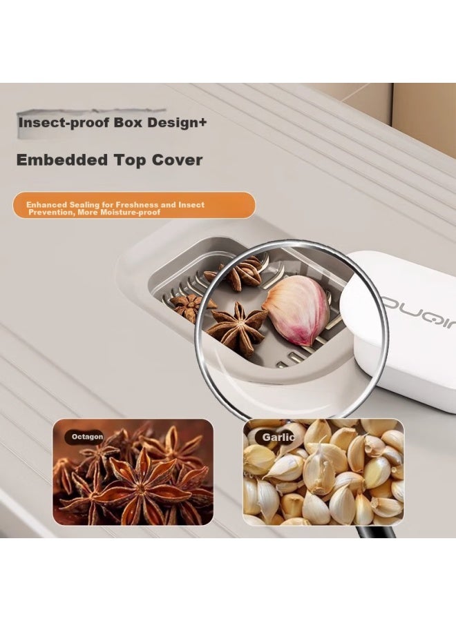 Additive Degree Jiadu Mi Tong Household Insect-proof Moisture-proof Sealed Bucket, Food-grade New Model, For Grains, Flour Storage, Rice Container - Image 3