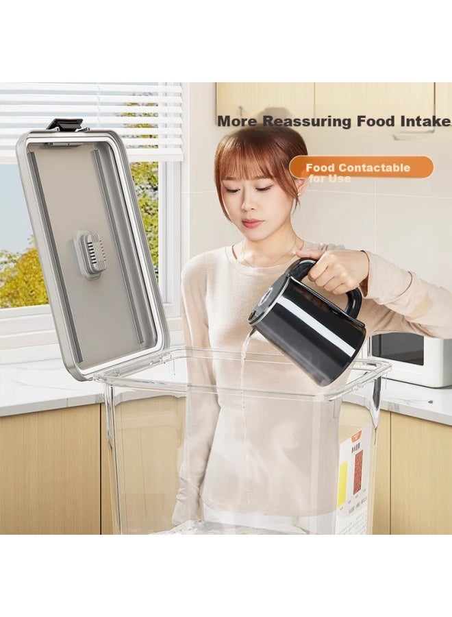 Additive Degree Jiadu Mi Tong Household Insect-proof Moisture-proof Sealed Bucket, Food-grade New Model, For Grains, Flour Storage, Rice Container - Image 2