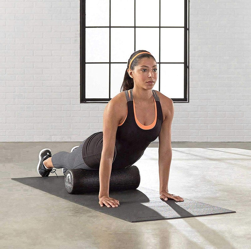 Bodylastics أسطوانة فوم بطول 45 سم لتدليك الأنسجة العميقة، تخفيف الألم من العضلات المتعبة، جلسات تمرين اللياقة البدنية قبل وبعد التمرين - Image 5