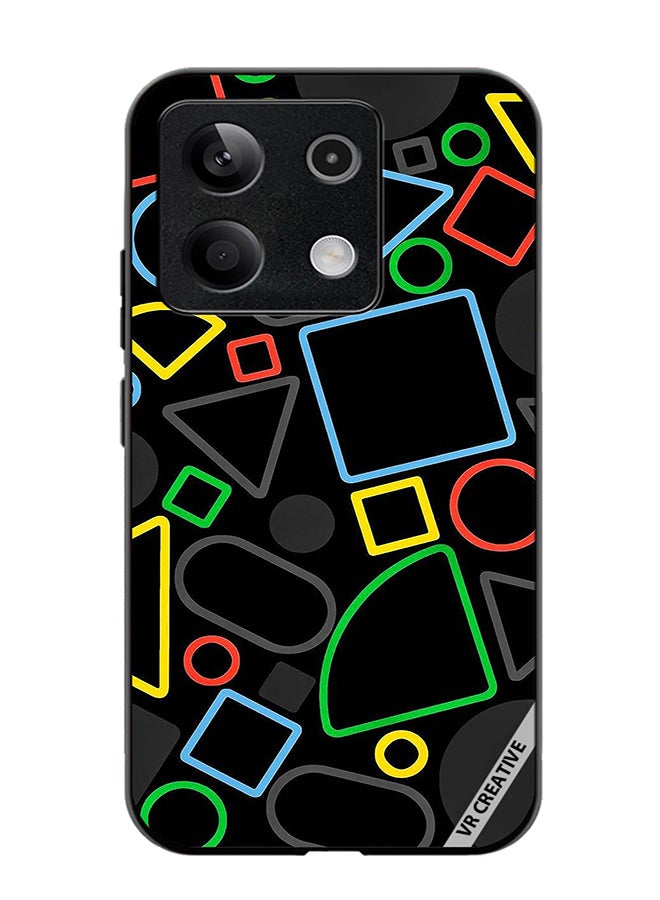 VR CREATIVE Protective Case Cover For Xiaomi Poco X6 Minimal Pattern Design Multicolour - Image 1