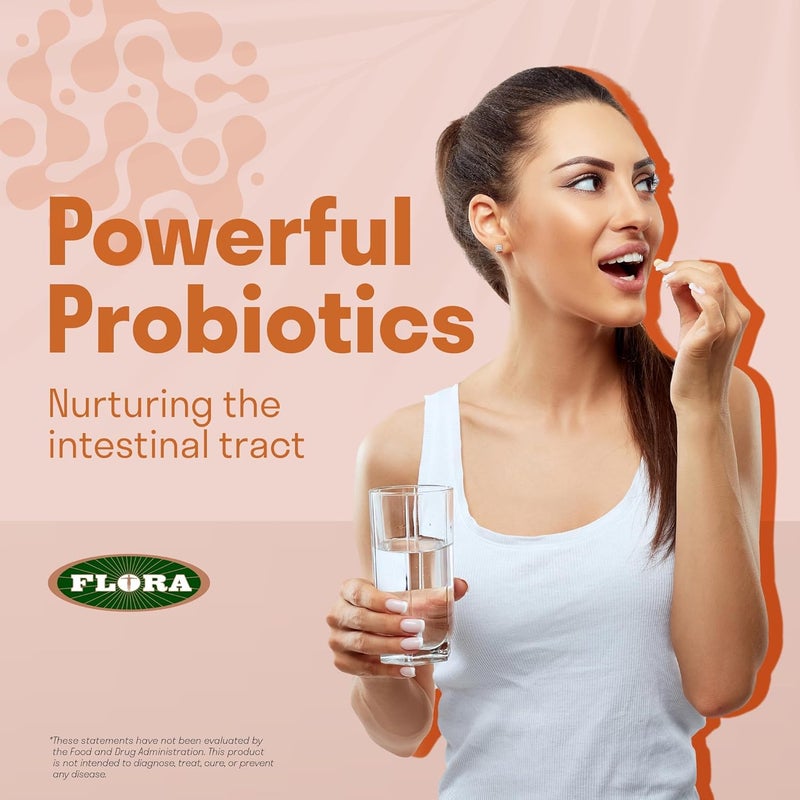 Flora Super Bifido Plus 102 Billion CFU Raw Probiotics for Men  Women Bifidobacterium Lactobacillus Digestion IBS Immune System Gut Balance Supplements  30 Vegetarian Capsules - Image 3