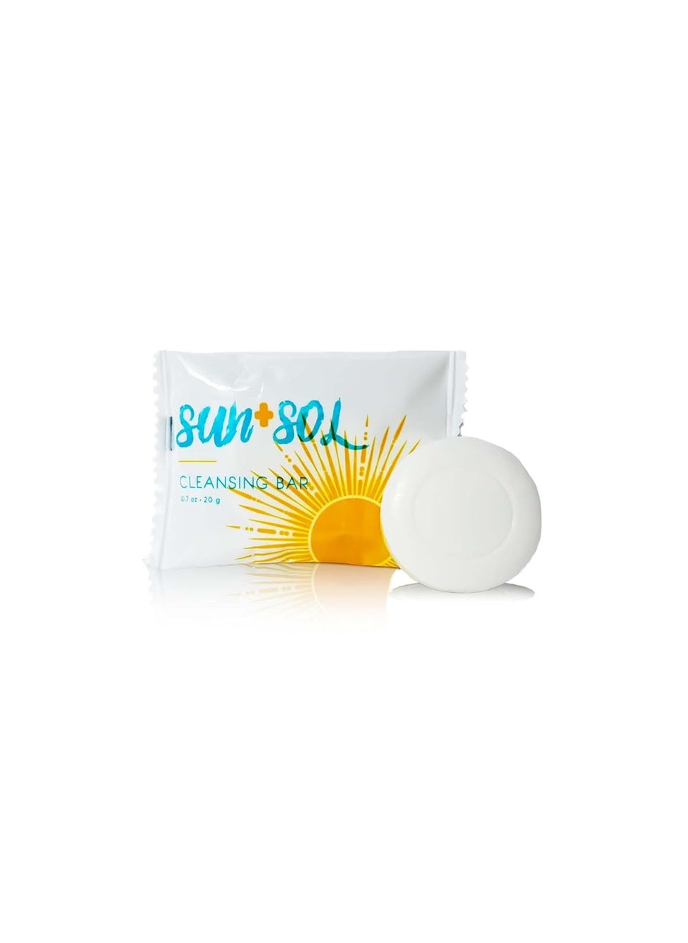world amenities Sun  Sol Bulk Luxurious Cleansing Bar With Warm Coconut  Vanilla Fragrances Pleat Wrapped Travel Size Toiletries Mini Hotel Amenities 07 oz 100 Count 