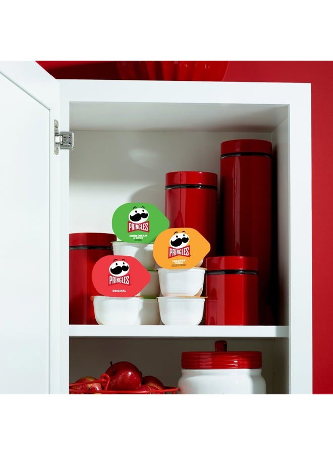 Pringles Potato Crisps Chips, Lunch Snacks, On-the-Go Snacks, Snack Stacks, Variety Pack, 19.3oz Box (27 Cups)​​ - Image 4