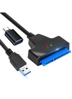 SANMUGEED SATA to USB 3.0 Adapter Cable for 2.5 inch Hard Drive HDD/SSD Data Transfer, External Hard Drive Converter Support UASP  - Image 1