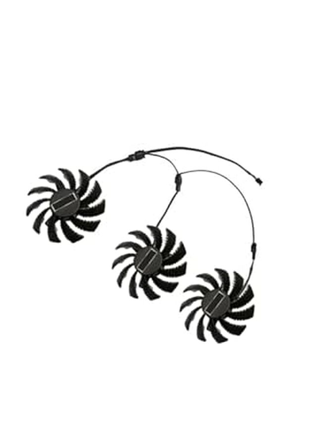 Replacement GPU Cooling Fan 75mm Compatible with Pld08010s12h Video Card - Image 1