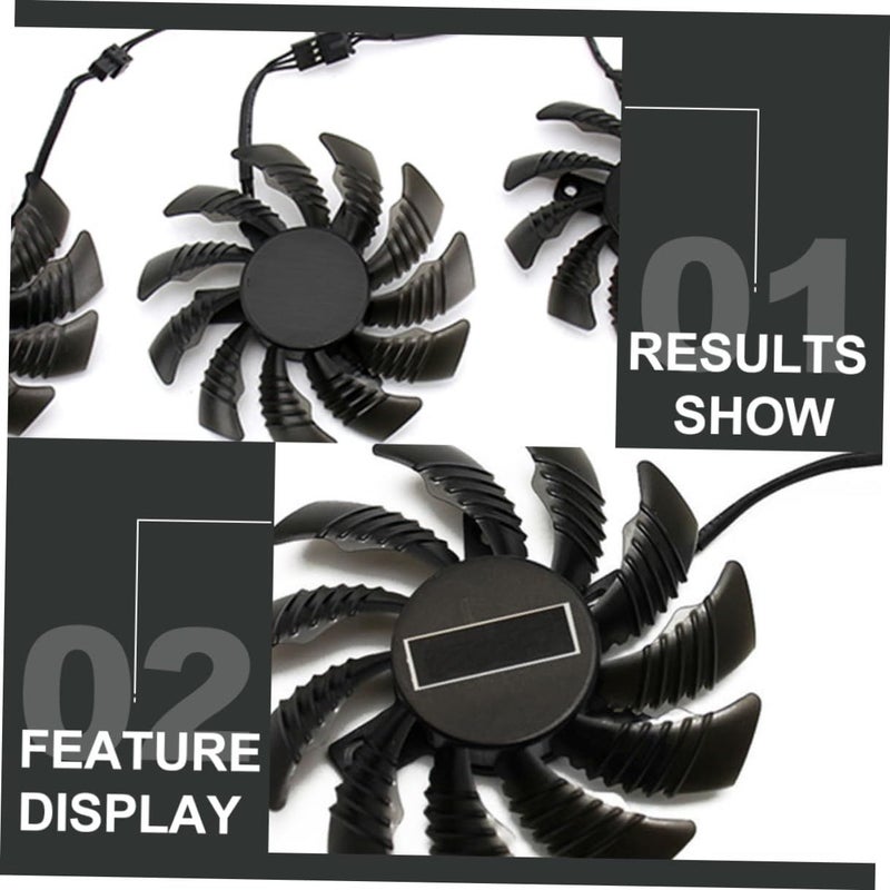 Replacement GPU Cooling Fan 75mm Compatible with Pld08010s12h Video Card - Image 5