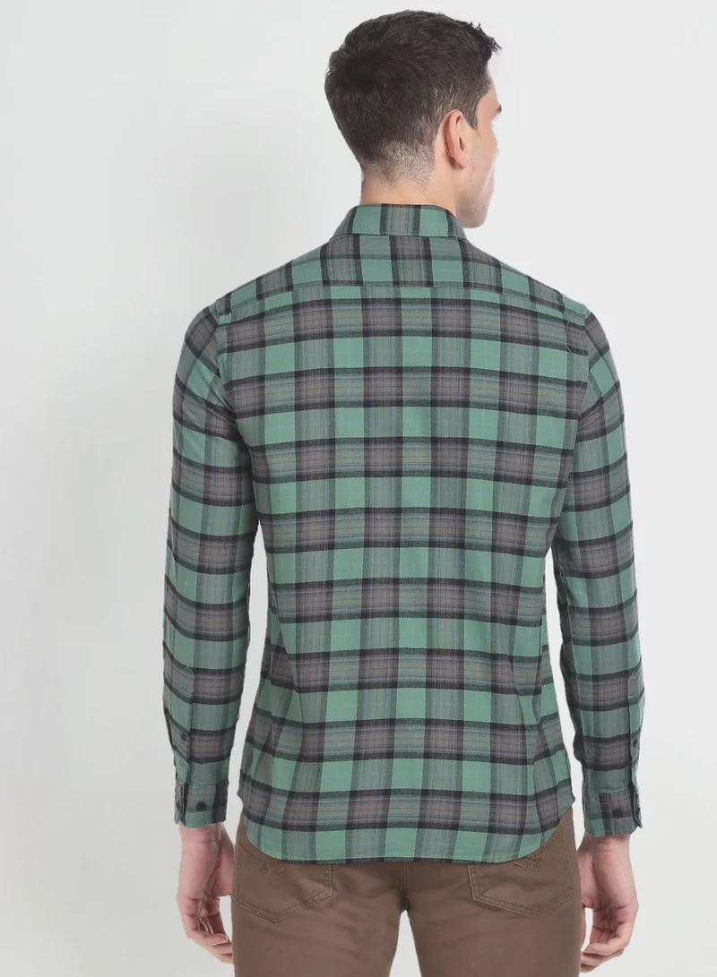 ارو Checked Regular Fit Shirt
