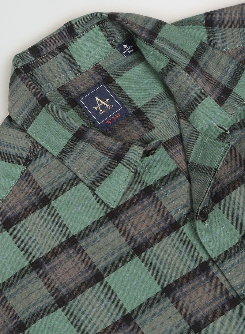 Arrow Checked Regular Fit Shirt - Image 3