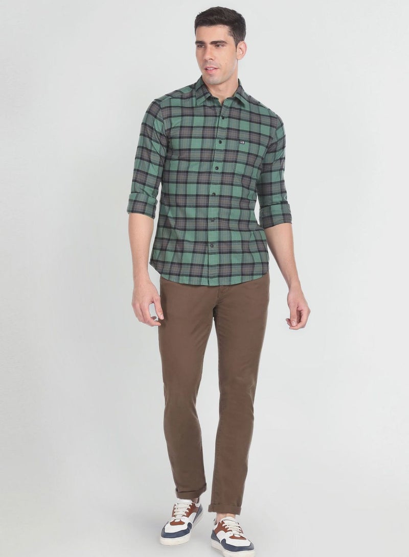 Arrow Checked Regular Fit Shirt - Image 4