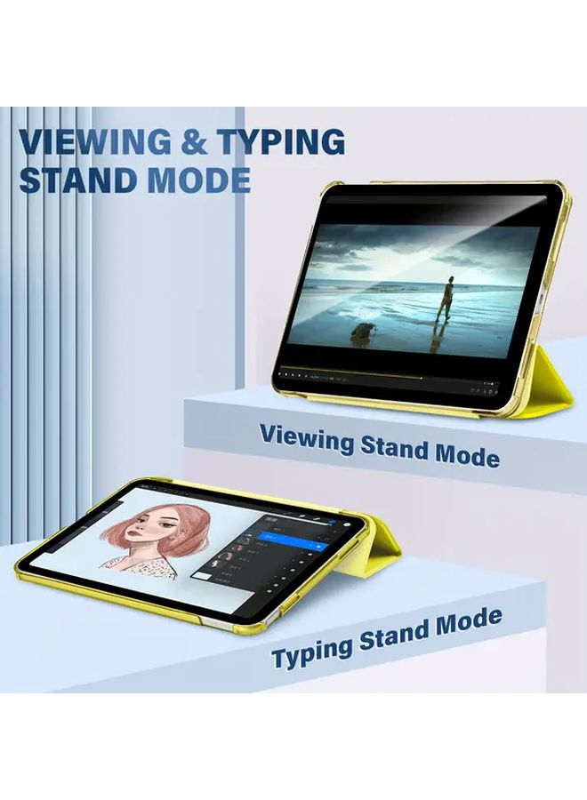 الغطاء الواقي الأصفر لجهاز iPad من الجيل العاشر والحادي عشر A16 2025 10.9 بوصة 2022 موديلات - Image 4