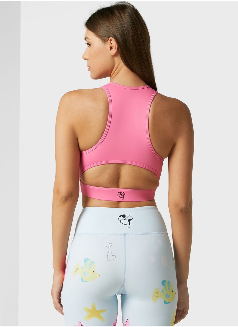 Flexi-Lexi Fitness - Message In The Bottle Cropped Bra - Image 1