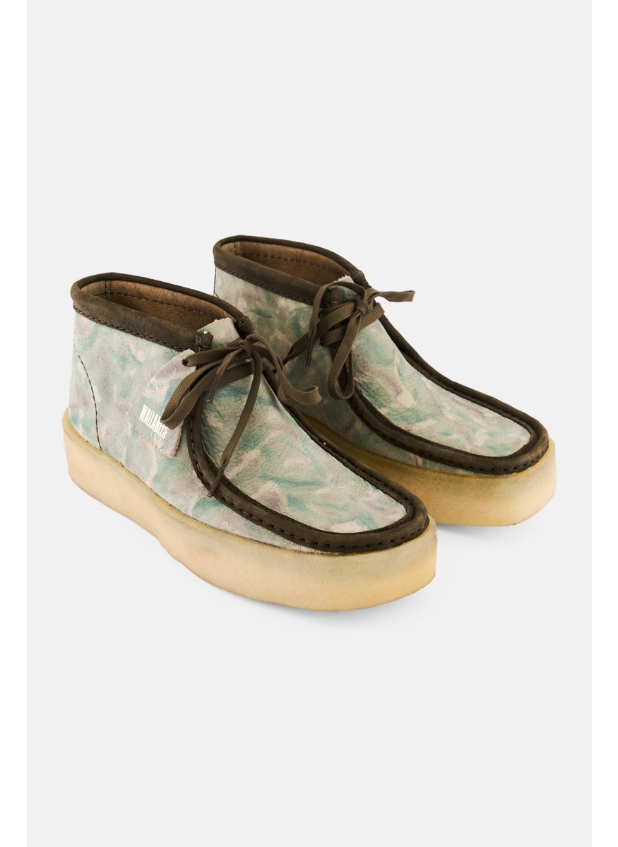 clarks - Men Standard Wallbee Cup Lace Up Ankle Boots, Green - Image 1