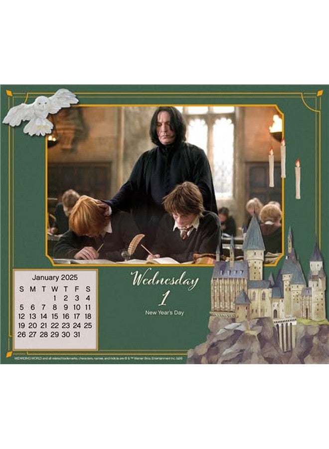 Harry Potter Calendar 2025 - Deluxe 2025 Harry Potter Day-At-A-Time Box Calendar Bundle With Over 100 Calendar Reminder Stickers (Muggle Gifts, Office Supplies) - Image 3