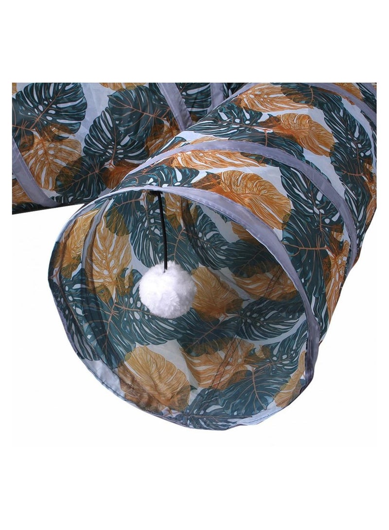 Cat Bucket Tunnel Creative Relieve Boredom Lightweight 4-way Collapsible Cat Tunnel Tube for Relaxing - Image 5