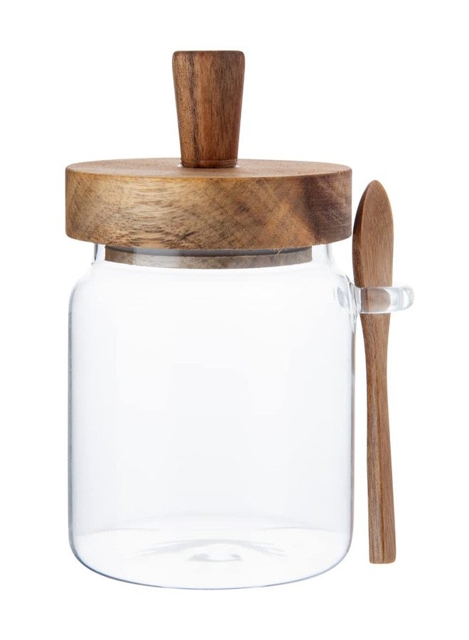 Restaurantware-16.9 Ounces Glass Storage Jar, 1 Dishwashable Glass Cookie Jar - Airtight Seal, Hot & Cold Friendly, Clear Candy Container, Knob Handle Lid, For Kitchen, Laundry, Or Storage - Image 2