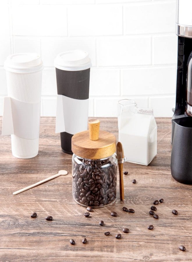 Restaurantware-16.9 Ounces Glass Storage Jar, 1 Dishwashable Glass Cookie Jar - Airtight Seal, Hot & Cold Friendly, Clear Candy Container, Knob Handle Lid, For Kitchen, Laundry, Or Storage - Image 3