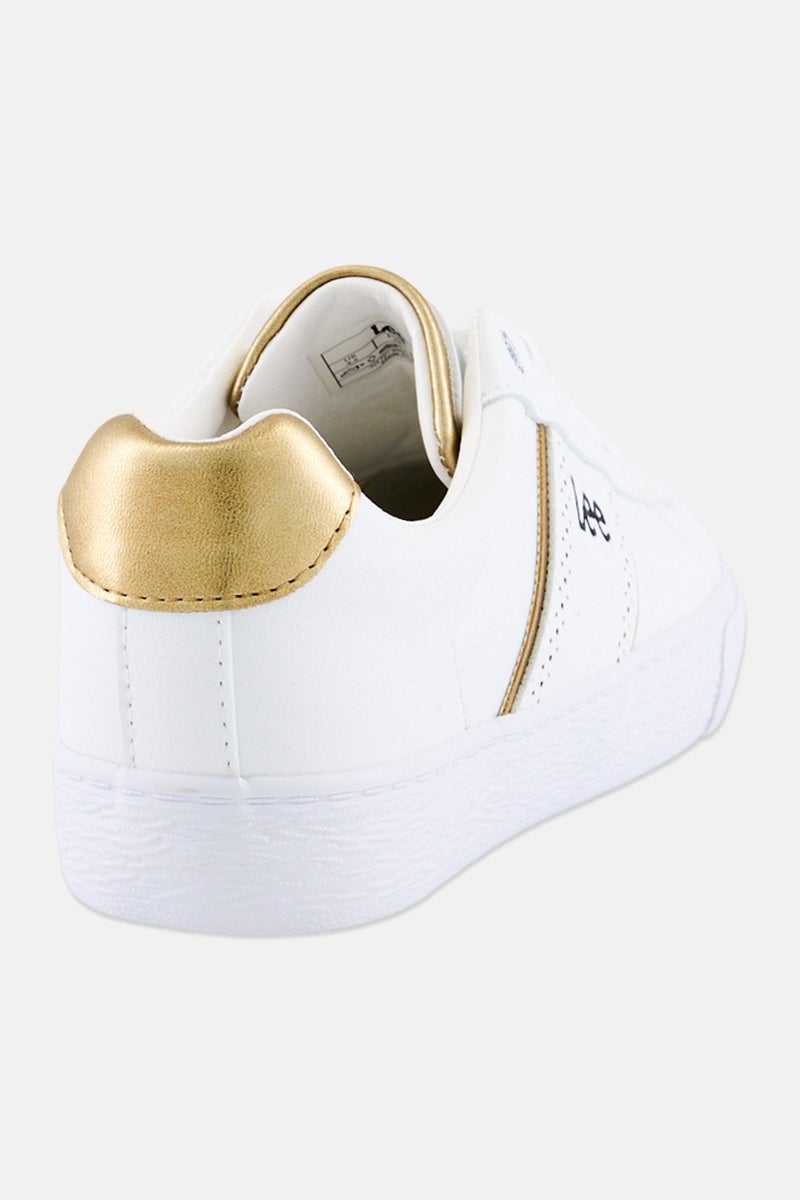 LEE Women Madison Lace Up Casual Shoes,White - Image 3