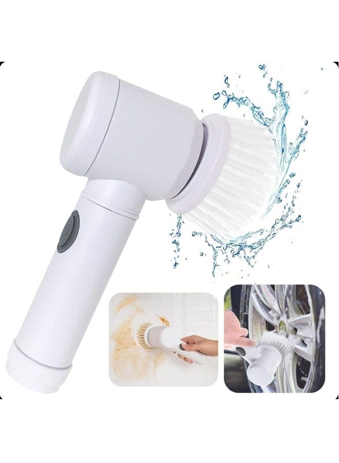 Loquat Electric Cleaning Brush - USB Rechargeable, Rotating for Cleaning Dishes, Cars, Kitchen, and Bathroom - Easy to Use and Install - Image 3