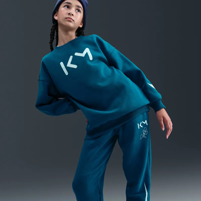 Nike Green Kids' Kylian Mbappé Club Fleece Joggers  | Best Price UAE