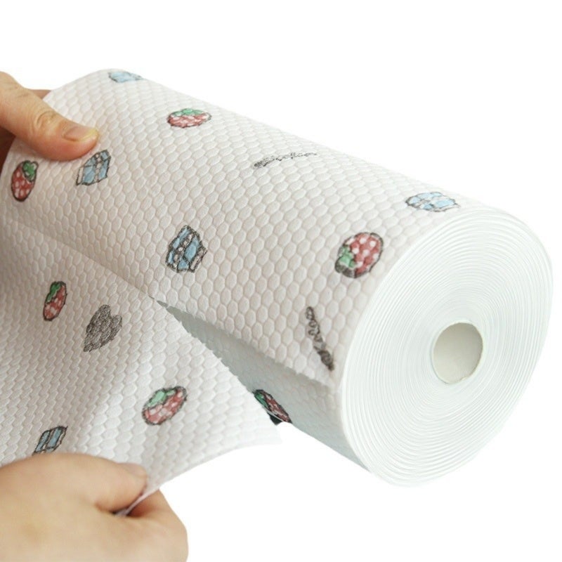Disposable Kitchen Towels 400 Sheets Absorbent Nonwoven Cleaning Paper - Quick Sink-Spill Response Roll Cleaning Towels for Daily Cleanup - Image 5