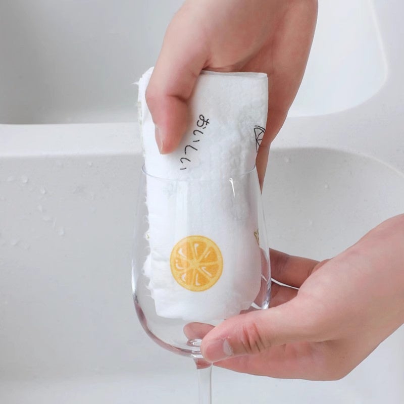 Disposable Kitchen Towels 400 Sheets Absorbent Nonwoven Cleaning Paper - Quick Sink-Spill Response Roll Cleaning Towels for Daily Cleanup - Image 4