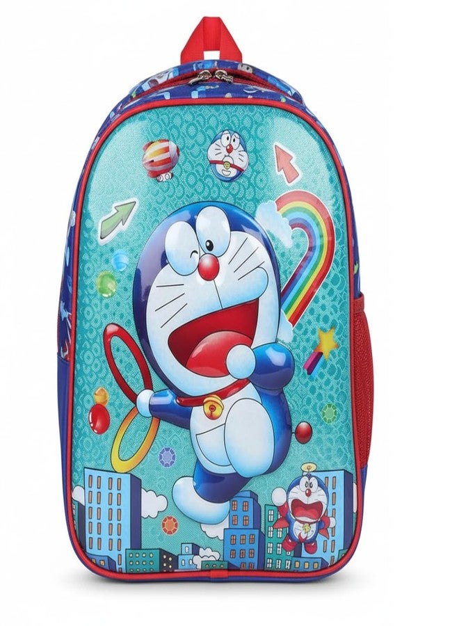 Stylbase 15 Inch 3D Cartoon School Bag for Boys & Girls | Waterproof Lightweight Polyester Kids Backpack with Bottle Pocket | Ideal School Bags for Kids Nursery, 1st & 2nd Class (5-7 Years) - Image 1