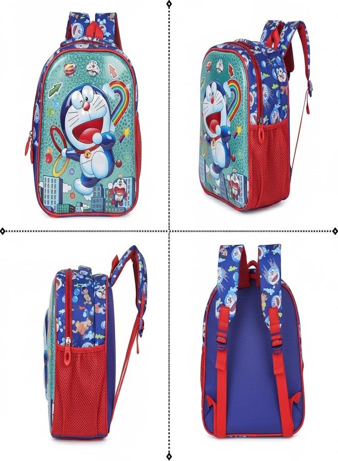 Stylbase 15 Inch 3D Cartoon School Bag for Boys & Girls | Waterproof Lightweight Polyester Kids Backpack with Bottle Pocket | Ideal School Bags for Kids Nursery, 1st & 2nd Class (5-7 Years) - Image 2