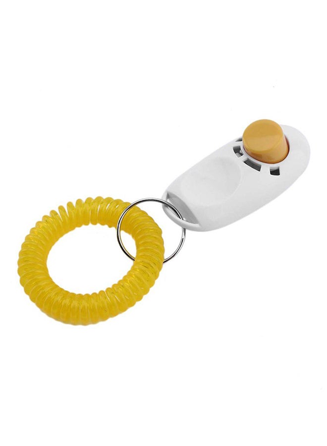 OUTAD Obedience Agility Training Aid Wrist Strap Yellow/White - Image 1