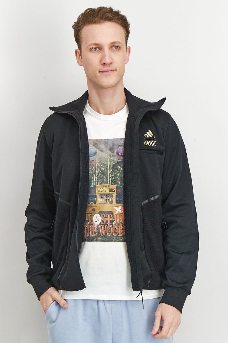 Adidas Men Sportswear Fit  James Bond Track Jacket, Black  - Image 1
