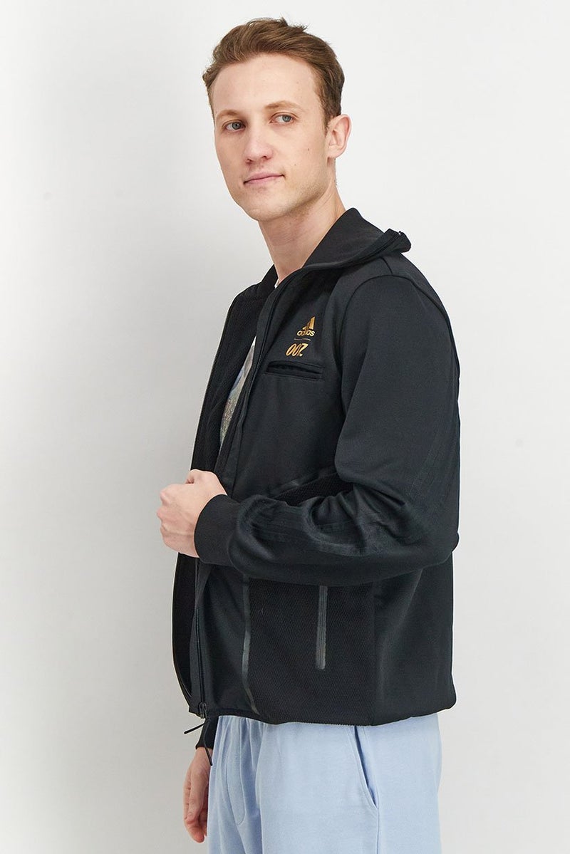 Adidas Men Sportswear Fit  James Bond Track Jacket, Black - Image 2