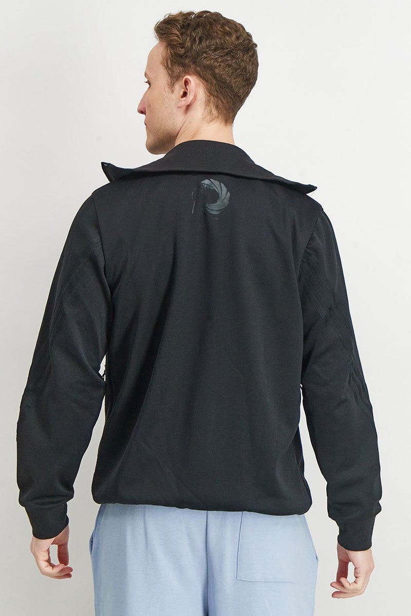 Adidas Men Sportswear Fit  James Bond Track Jacket, Black - Image 4