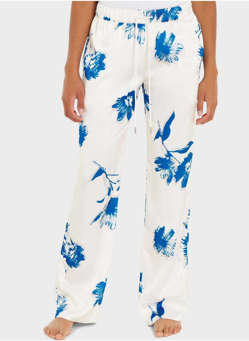 CALVIN KLEIN Printed High Waist Pants  - Image 1