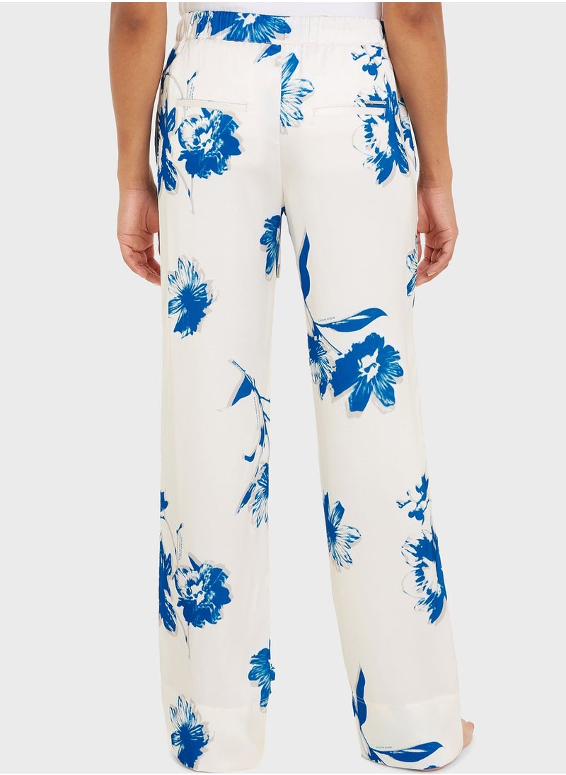 CALVIN KLEIN Printed High Waist Pants  - Image 2