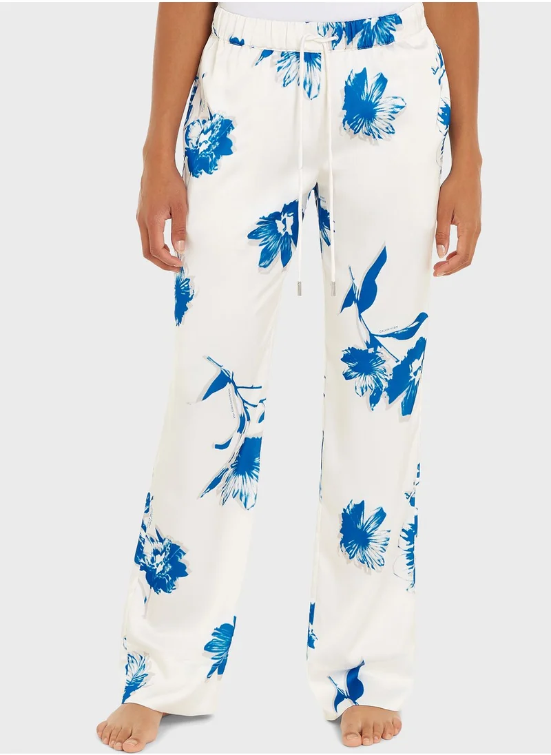 CALVIN KLEIN Printed High Waist Pants