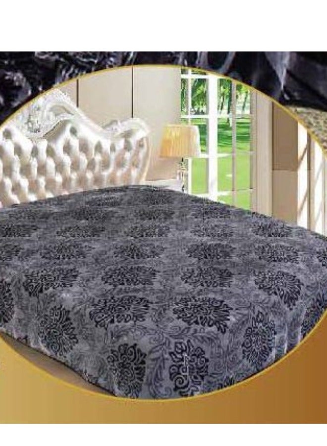 Rainbow Luxury Double-Sided Winter Blanket - Soft, Silky, and Luxuriously Textured Double-Layer Bed Blanket - 4 kg - 240x200 cm - Heavy Blanket, Textured Blanket, Thick Double-Layer Winter Blanket - Ideal for Sleeping and Winter Furnishings - Image 2