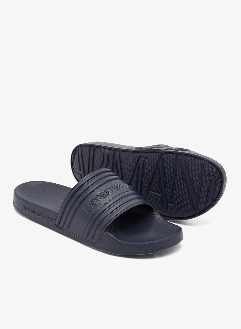 EMPORIO ARMANI Logo Pool Slides - Image 3