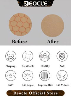 REOCLE Reusable V Line Mask Facial Slimming Tight Strap Double Chin Reducer Face Slimming Strap Chin up Face Lifting Belt Post Surgery Neck and Chin Compression Garment Wrap Mask for Women and Men  - Image 4