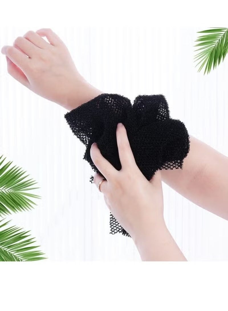 ATRJSZ 2 Piece African Net Bath Sponge African Exfoliating Long Body Scrubber Tight Weave Beauty Skin Smoother Tower Bath Cloth Porous Stretches Back Washcloths For Daily Use Or Stocking Stuffer - Image 4