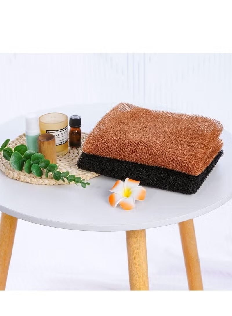 ATRJSZ 2 Piece African Net Bath Sponge African Exfoliating Long Body Scrubber Tight Weave Beauty Skin Smoother Tower Bath Cloth Porous Stretches Back Washcloths For Daily Use Or Stocking Stuffer - Image 5