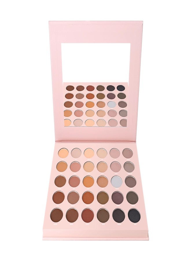 W7 Just Mattes Pressed Pigment Palette - 30 Natural Nude Colors - Flawless Long-Lasting Every Day Vegan Makeup - Image 4