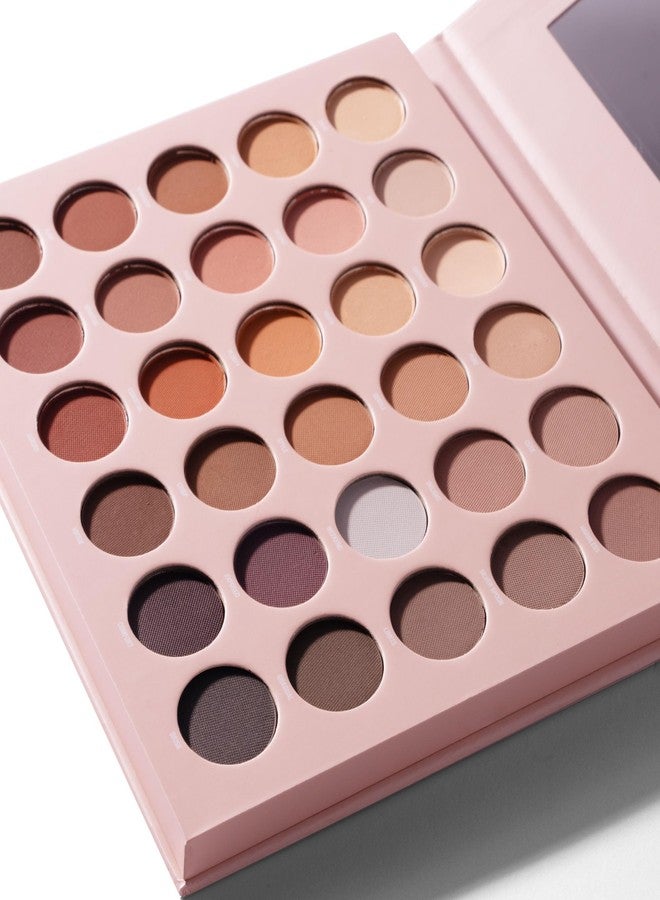 W7 Just Mattes Pressed Pigment Palette - 30 Natural Nude Colors - Flawless Long-Lasting Every Day Vegan Makeup - Image 2