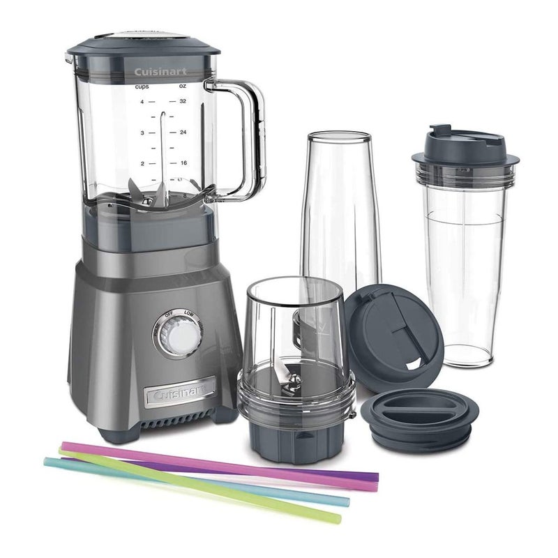 Cuisinart خلاط عصير كوزينارت CPB-380 هوريكان المدمج، لون رمادي غامق - Image 1