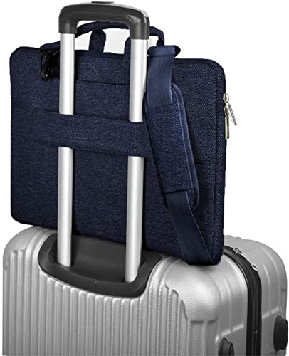 Hseok 17.3 Inch Laptop Shoulder Bag for Most 17.3" Dell Asus HP Lenovo Notebooks, Dark Blue - Image 5