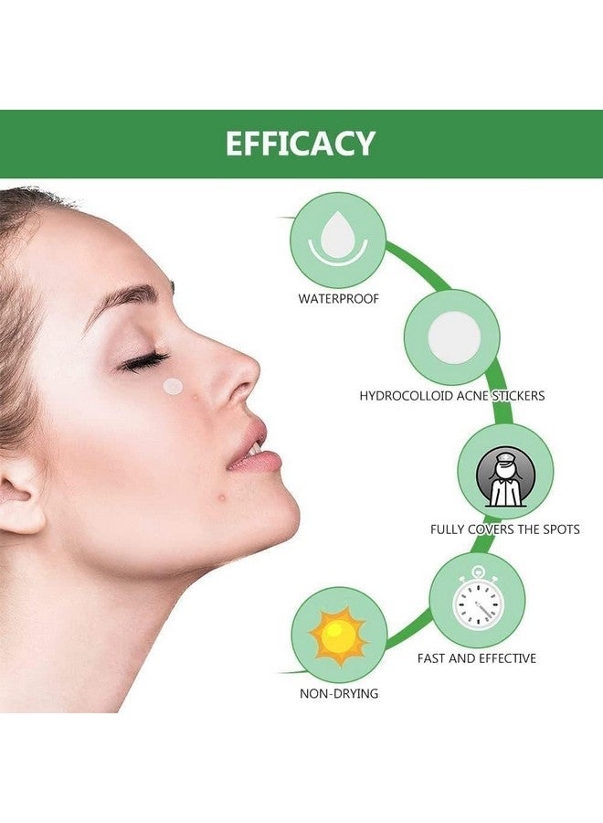 JAGDIV Acne Pimple Patch for Face (72 dots) | Waterproof Patches for Active Acne | Absorbs Pimple Overnight and Reduces Excess Oil | Facial Patches with 100% Hydrocolloid - Image 5