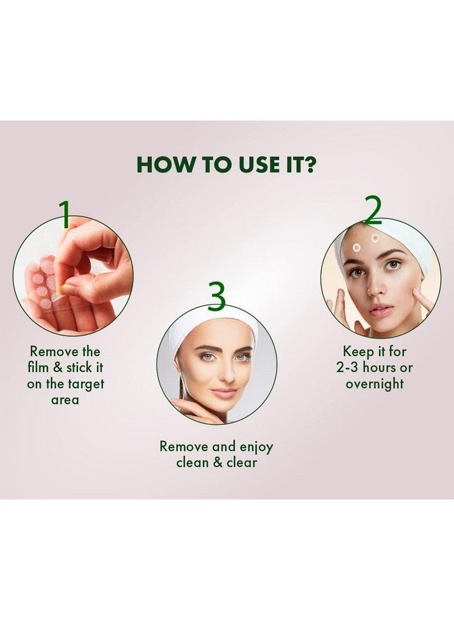 JAGDIV Acne Pimple Patch for Face (72 dots) | Waterproof Patches for Active Acne | Absorbs Pimple Overnight and Reduces Excess Oil | Facial Patches with 100% Hydrocolloid - Image 4