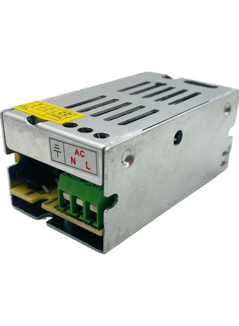 Lucky Sky Power supply AC 220V to DC 12V 1A Regulated Transformer Switching Power Supply Driver for LED Strip Light, CCTV, Radio, Computer Project. (12V 1A) - Image 1