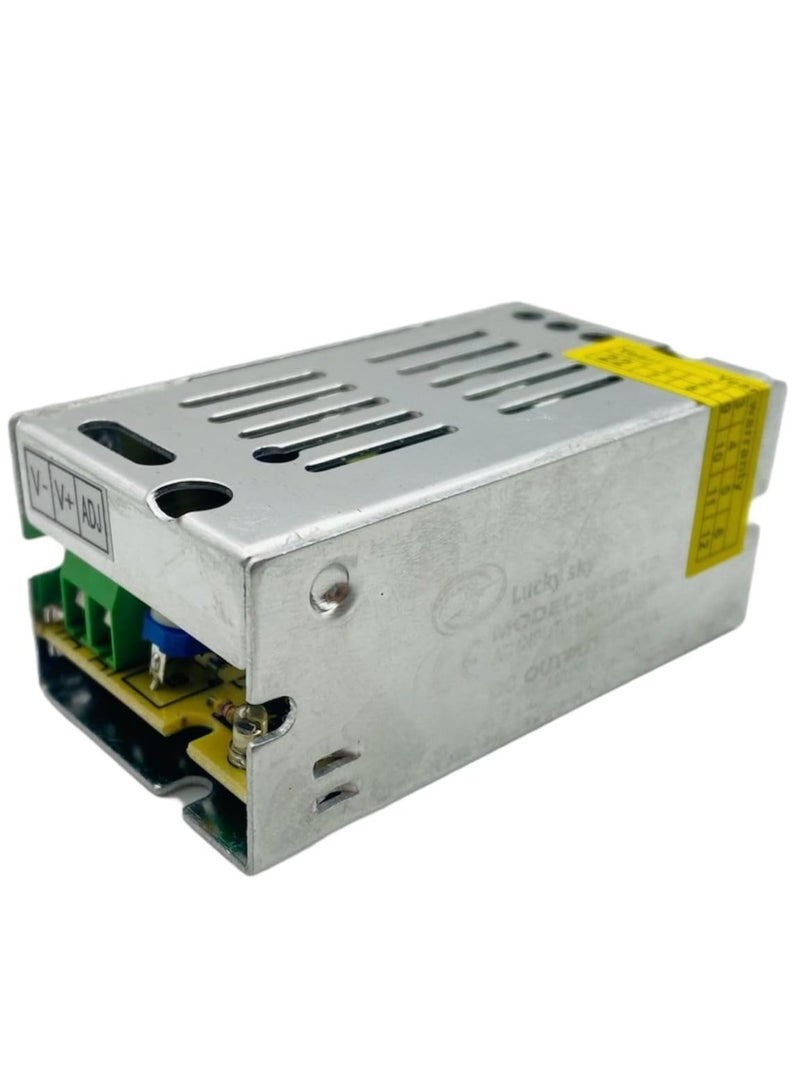 Lucky Sky Power supply AC 220V to DC 12V 1A Regulated Transformer Switching Power Supply Driver for LED Strip Light, CCTV, Radio, Computer Project. (12V 1A) - Image 2