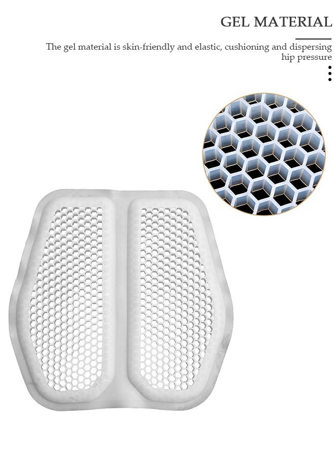 DUNISO وسادة مقعد السيارة المريحة من إسفنج الذاكرة لمقعد السيارة للسائق وسادة تخفيف آلام عظم الذنب (العصعص) وسائد مقعد السيارة للقيادة وسادة كرسي المكتب - Image 2